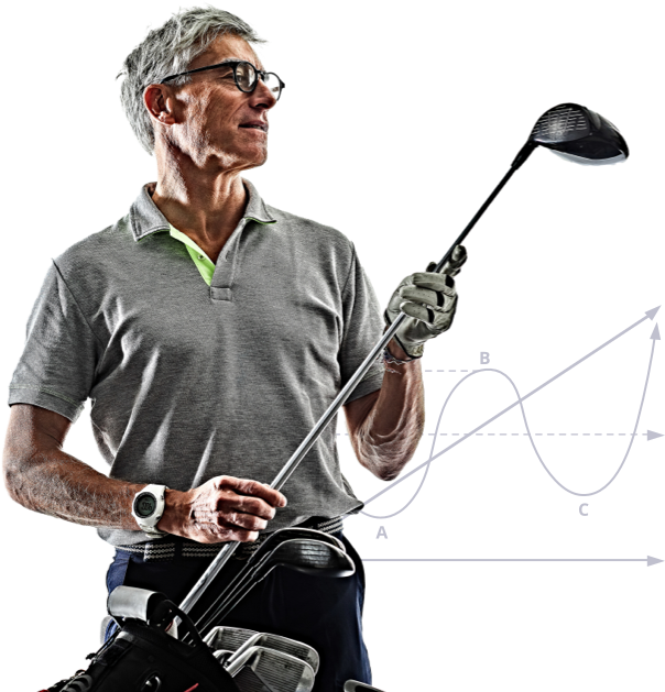 The Swing Bays - Driver Man Pulling Driver from Golf Bag with Admiration