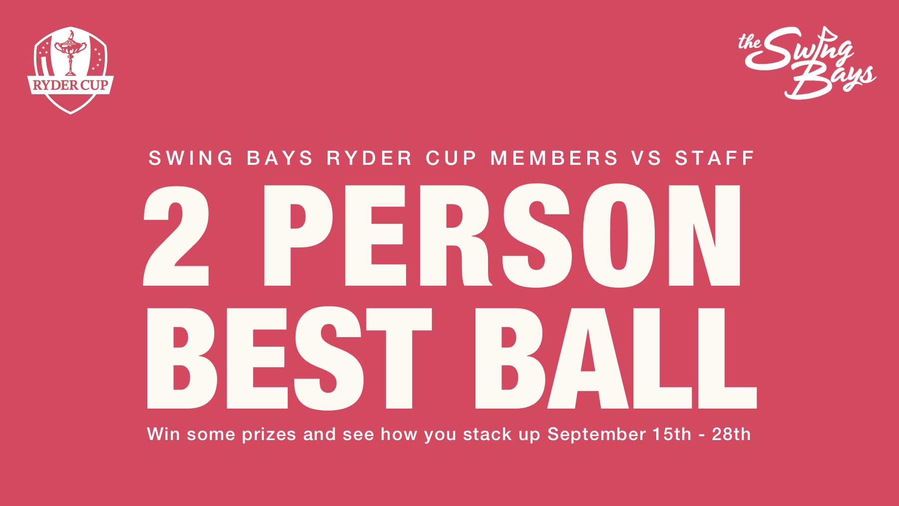 Ryder Cup 2 person best ball