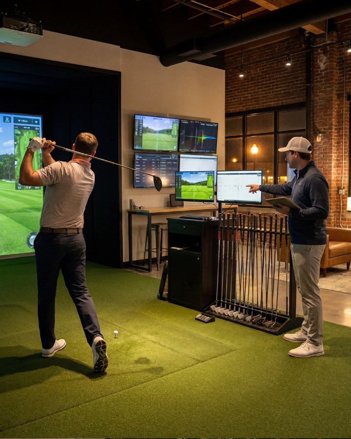 Golf Indoor Green Training Facilities