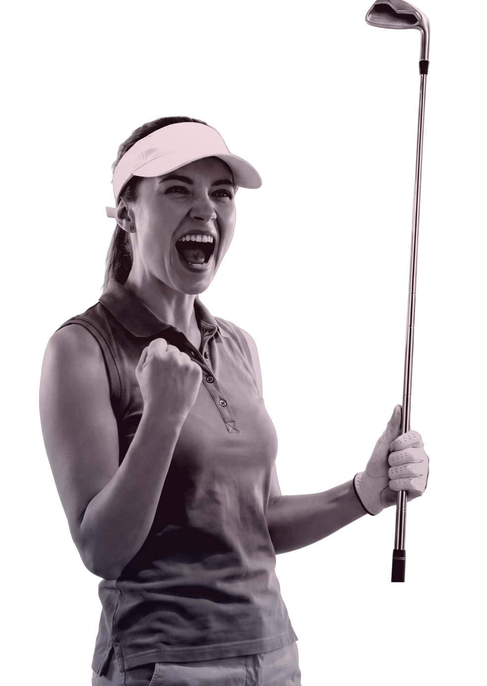 Female golfer