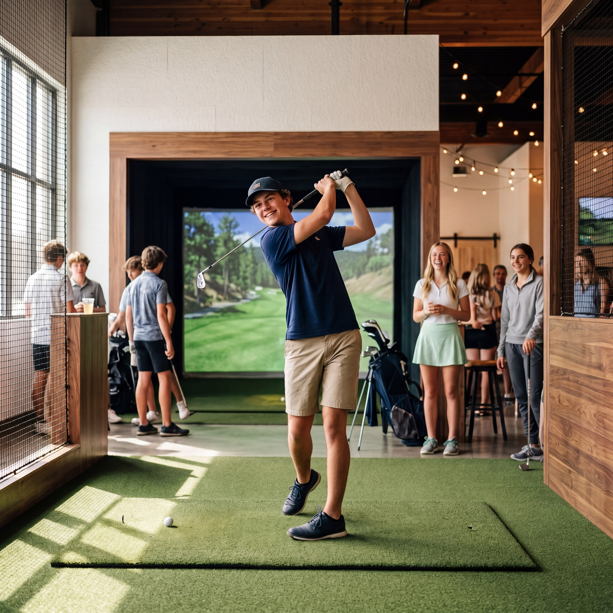 Golf Indoor Green Training Facilities